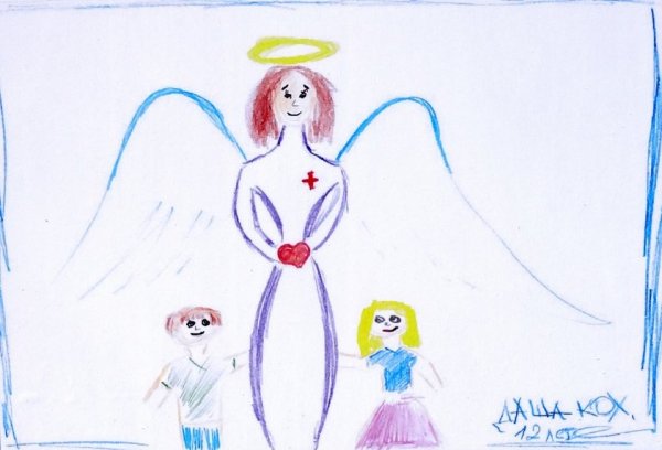 Выставка детских рисунков доктор