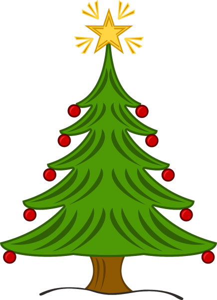 Нарисовать новогоднюю елку