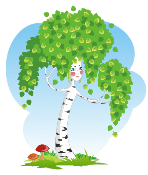 Нарисовать березу