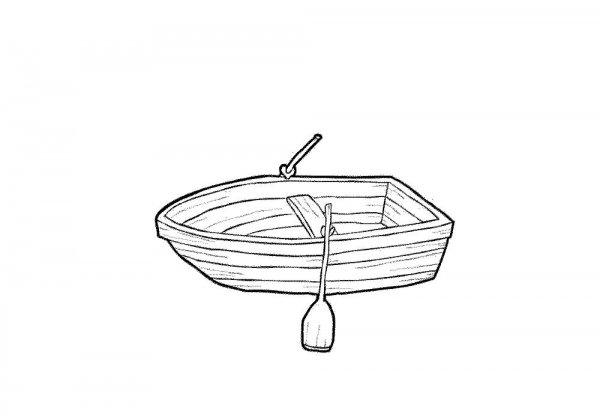 Лодочка раскраска для детей