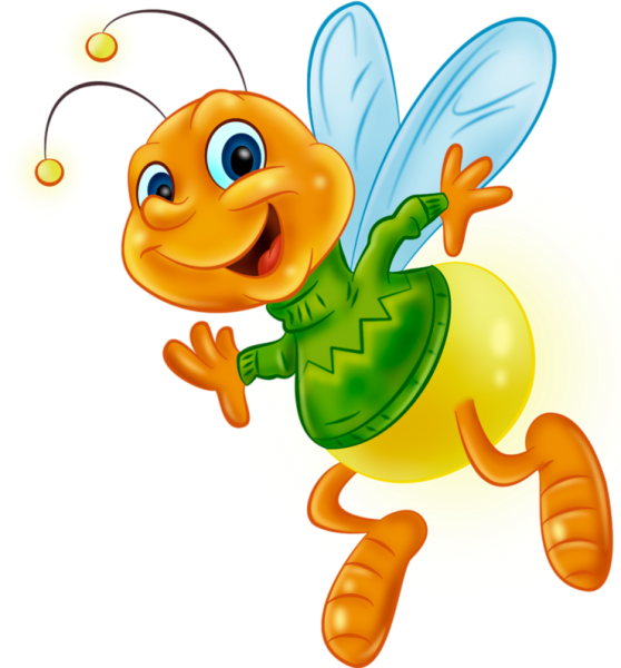 Светлячок мультяшный