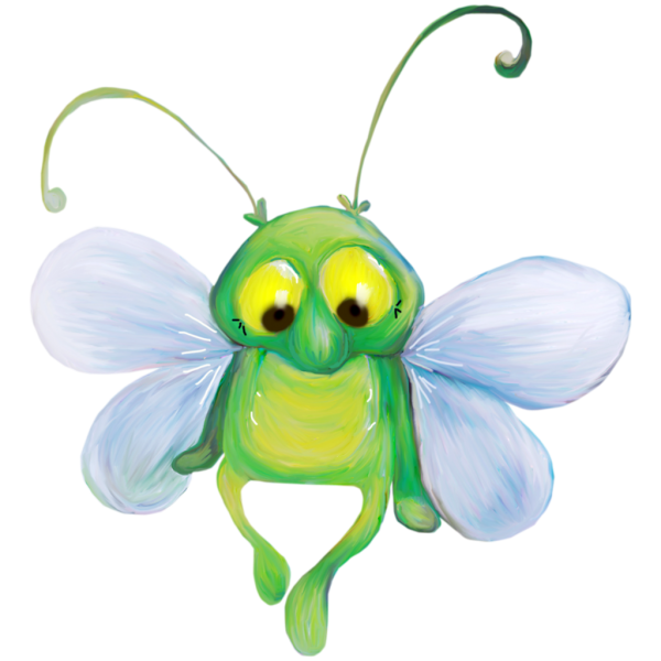 Мультяшные насекомые