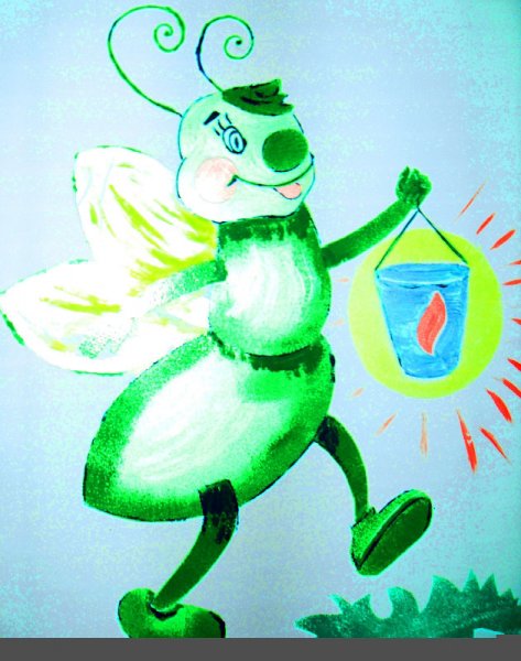 Светлячок рисунок