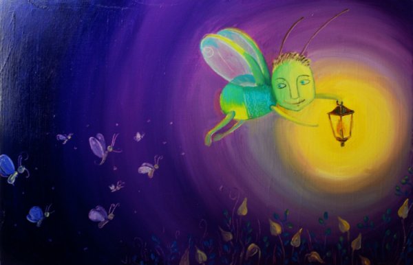 Картина светлячки