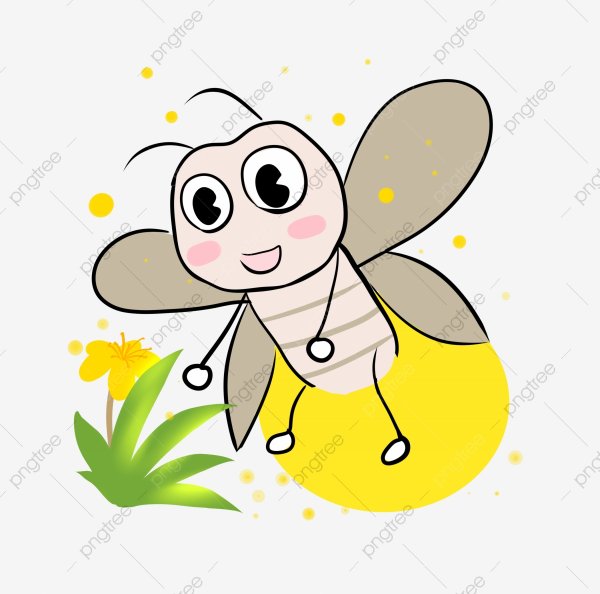 Светлячок карандашом