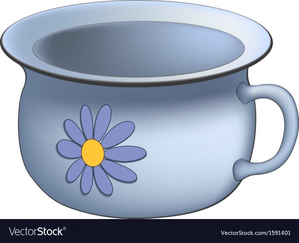 Детский горшок вектор