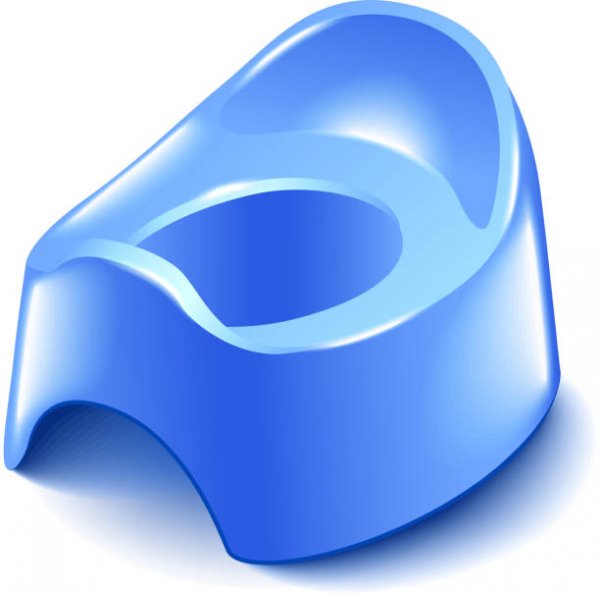 Детский горшок вектор