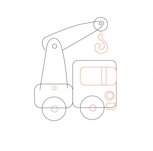 Трафарет для рисования машинки строительные