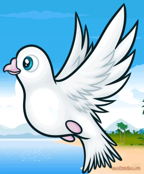 Мультяшные голуби