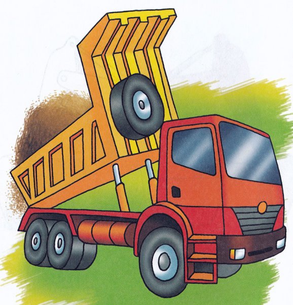 Нарисовать самосвал