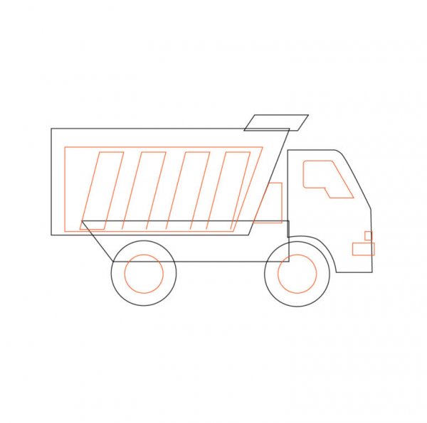 Рисование грузовик