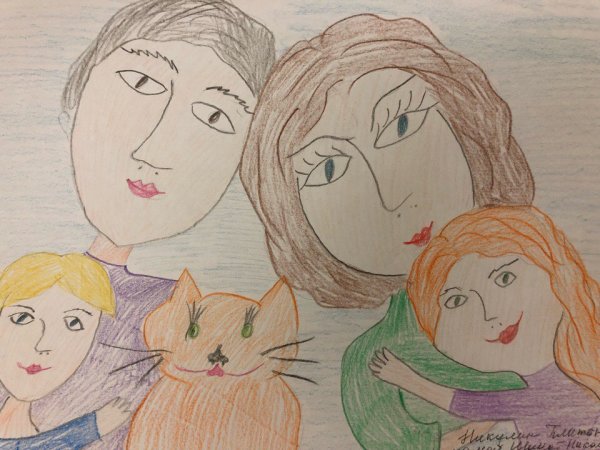 Рисование моя семья