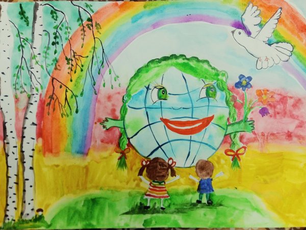 Мир глазами детей рисунки