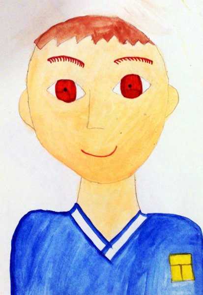 Портрет папы детский