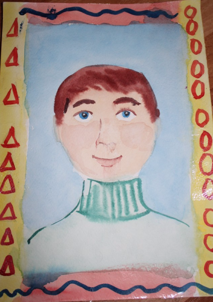 Рисование я с папой