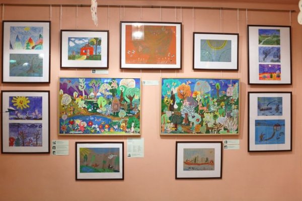 Оформление выставки работ