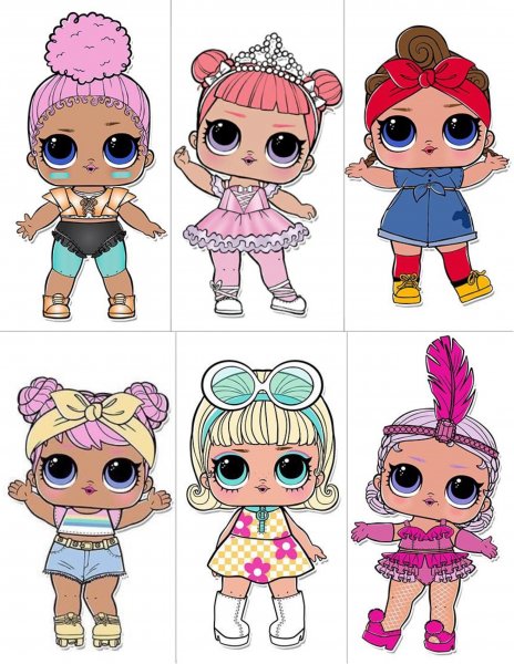 Куклы ЛОЛ для топперов