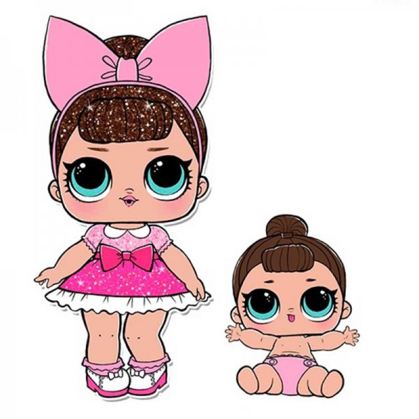 Кукла lol risunka