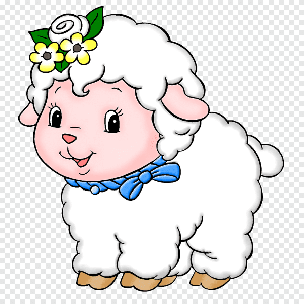 Овца мультяшная