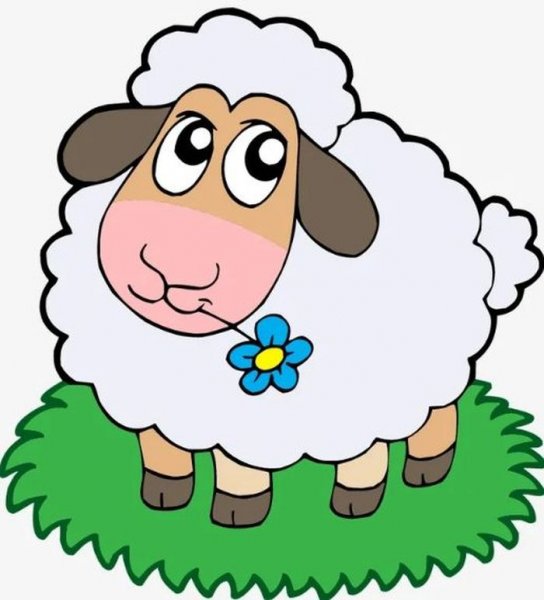 Барашек мультяшный