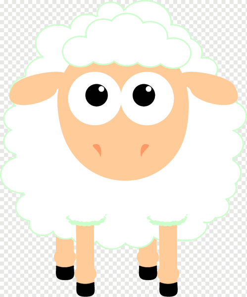 Барашек мультяшный милый