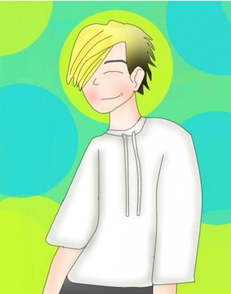 Красивый мультяшный парень