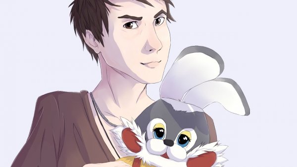 Блондины в мультяшном стиле