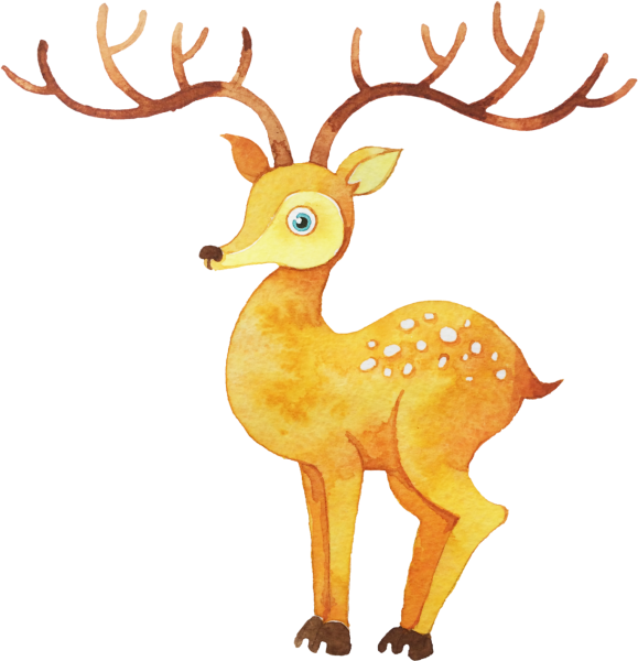 Иллюстрации олень