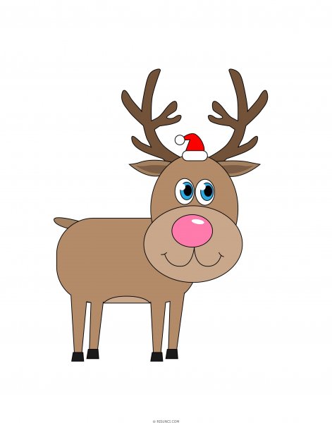 Детские рисунки оленя