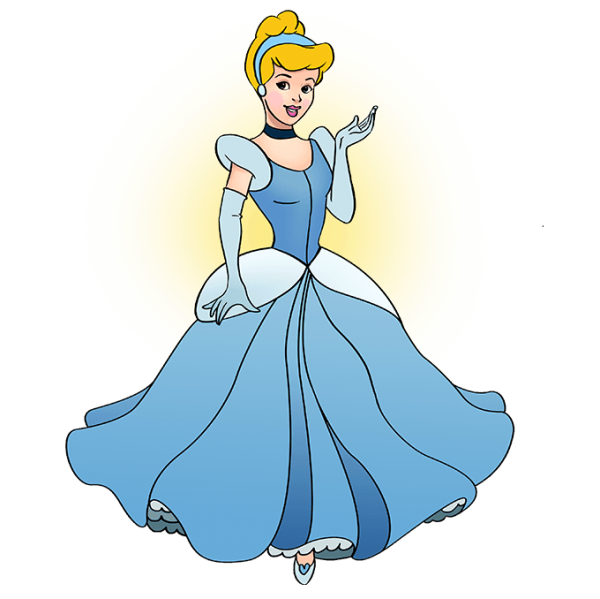 Золушка для рисования