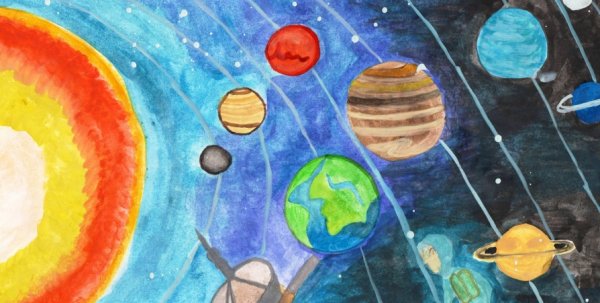 Рисование планеты