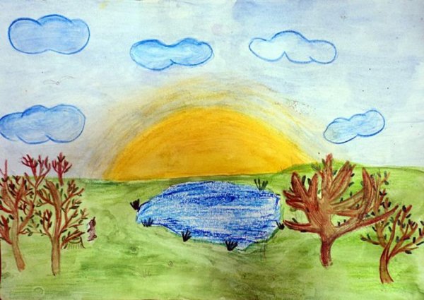 Рисунок утро