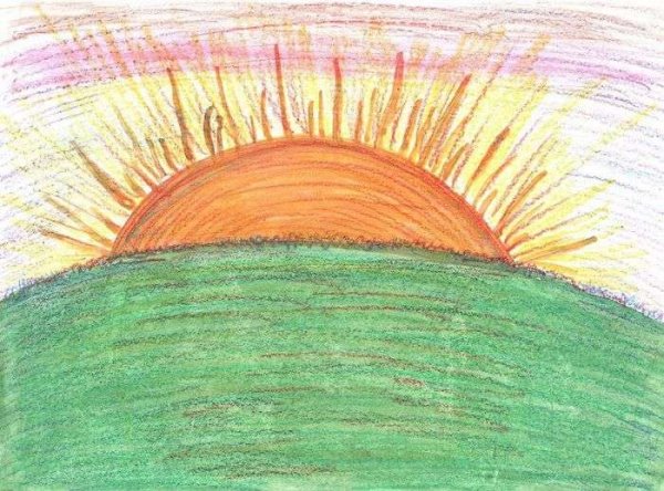 Эдвард Григ утро рисунок детский