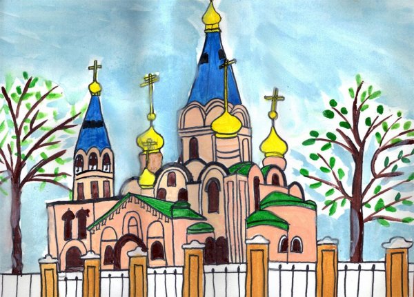 Рисунки храмов