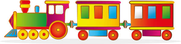 Паровозик с вагончиками