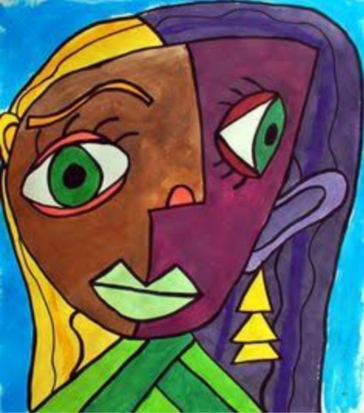 Портрет коллаж Пабло Пикассо