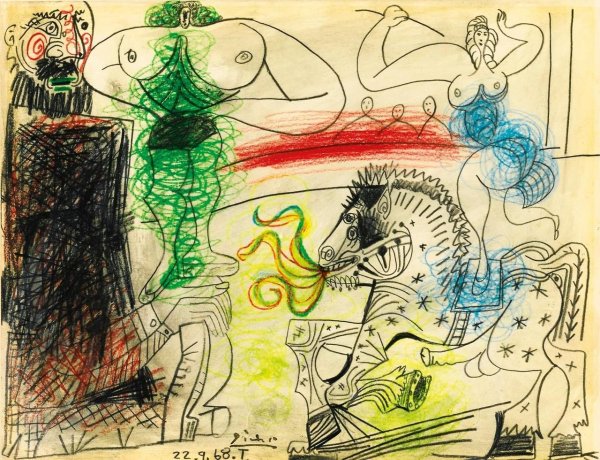 Пабло Пикассо цирк