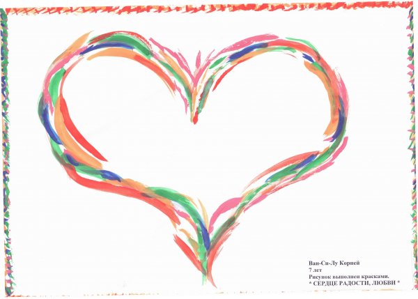 Сердце добра рисование