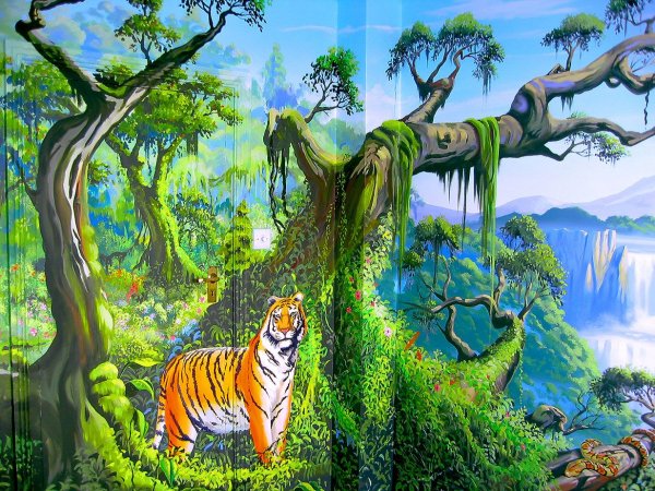 Джунгли иллюстрация