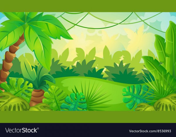 Джунгли мультяшные