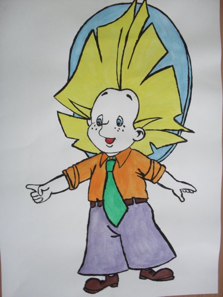 Рисование Незнайки