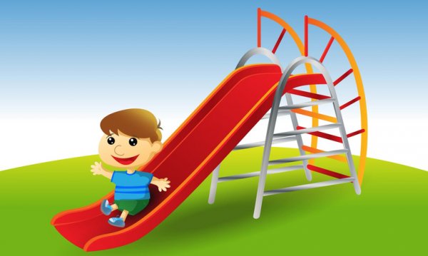 Горка рисование для детей