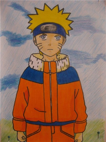 Нарисовать Наруто