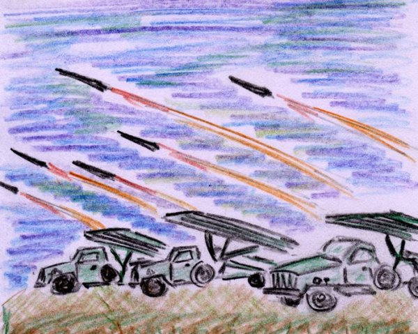 Рисунки военной техники для детей