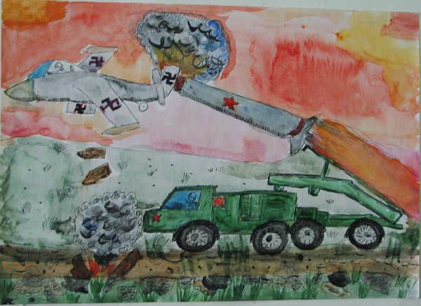 Дети рисуют войну