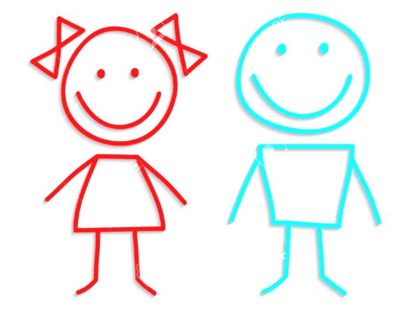 Фигурки детей для презентации