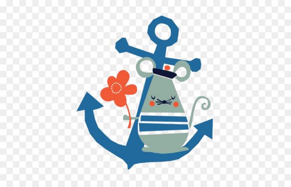 Якорь мультяшный