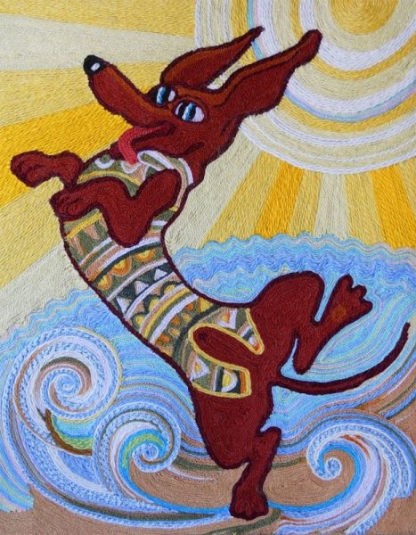 Картины из ниток