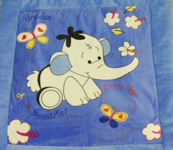 Одеяло из ткани велсофт