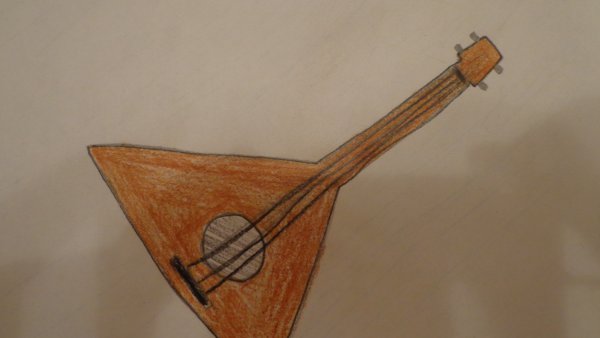 Рисование народные инструменты